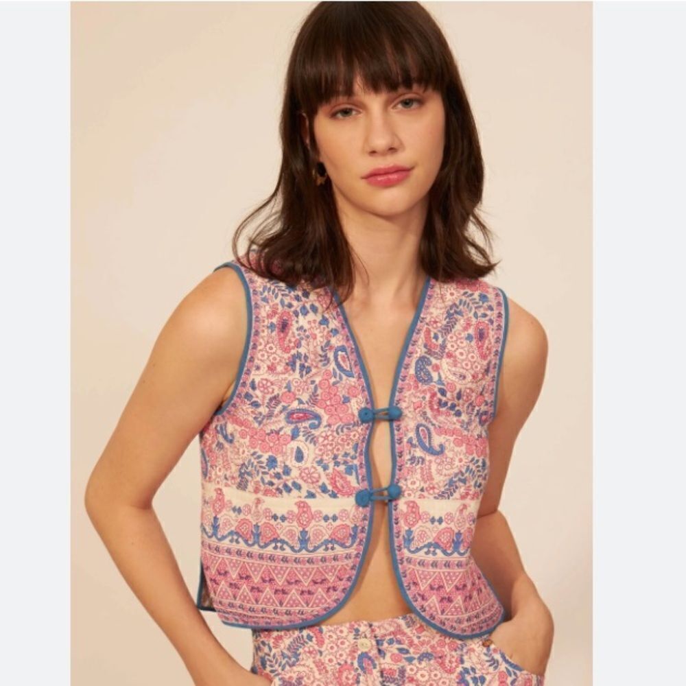 Antik Batik Free People Helene Quilted Vest